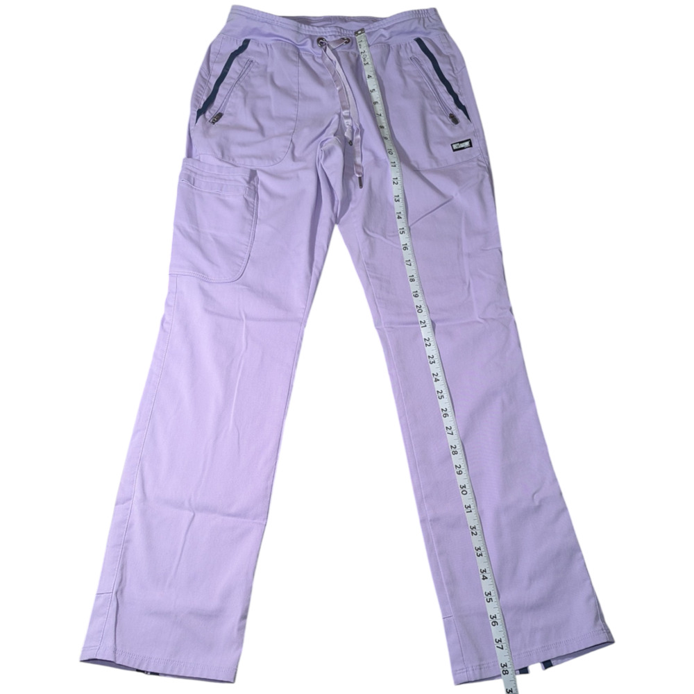 Greys Anatomy Scrub Outfit - Lilac/Lavender Purple Color-Size Small -Womens EUC - Picture 8 of 12